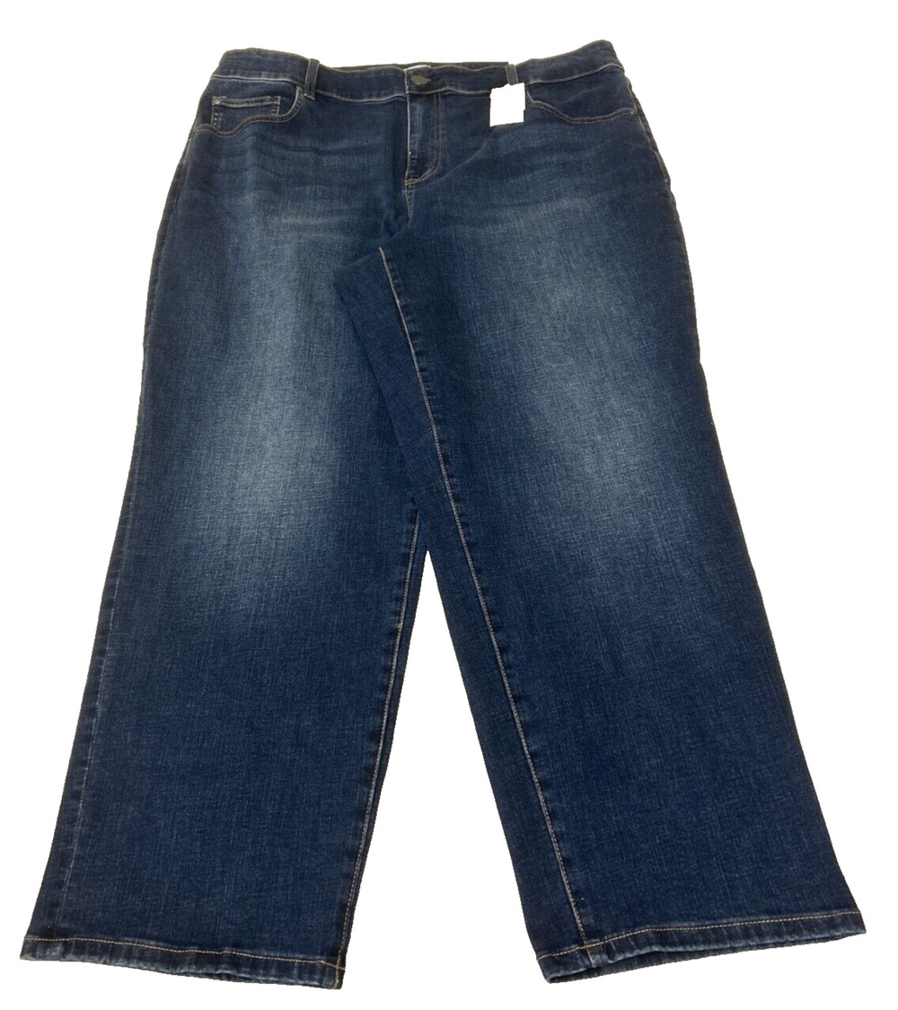 Lane Bryant Women's Signature Fit Jeans High Rise GF Str. 18 Flex Waistband NWT
